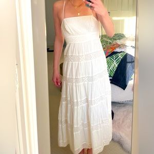 international concepts size 2 long white dress